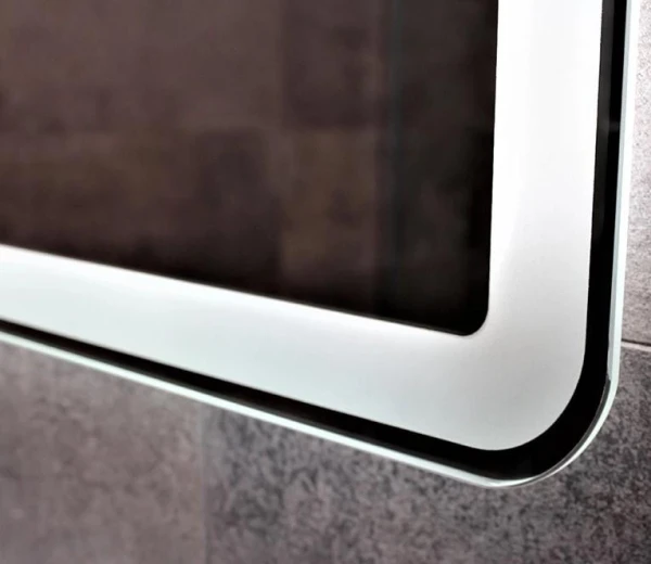 Дзеркало DUSEL LED DE-M3051 100смх75см сенсорне включення + підігрів+ годинник / темп + збільшувальна лінза - фото 2