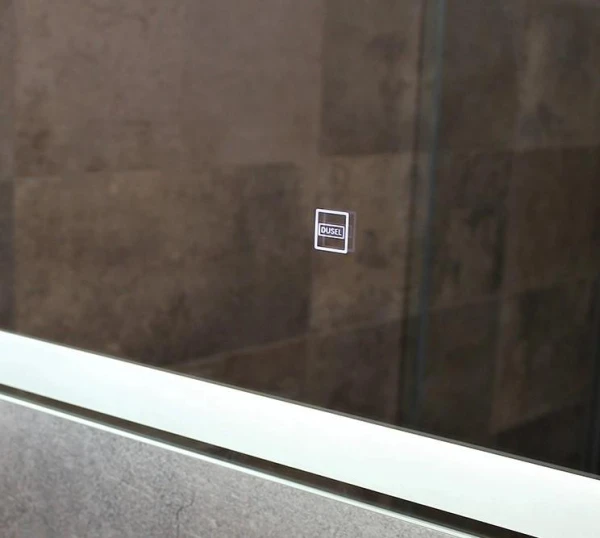 Дзеркало DUSEL LED DE-M3051 100смх75см сенсорне включення + підігрів+ годинник / темп + збільшувальна лінза - фото 9