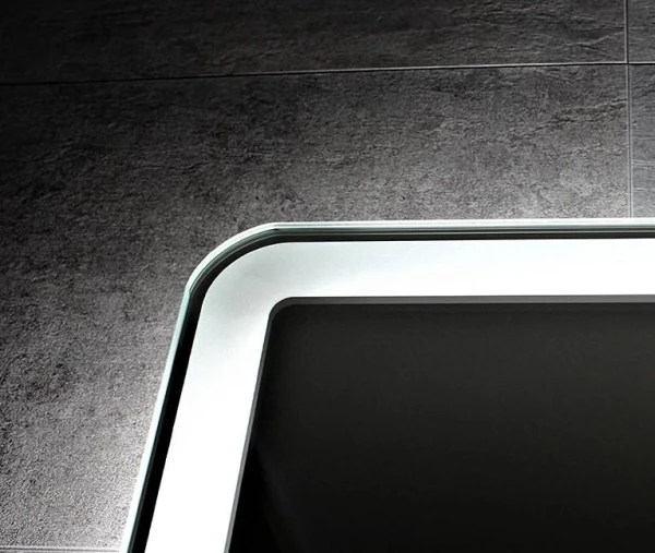 Дзеркало DUSEL LED DE-M3051 100смх75см сенсорне включення + підігрів+ годинник / темп + збільшувальна лінза - фото 10