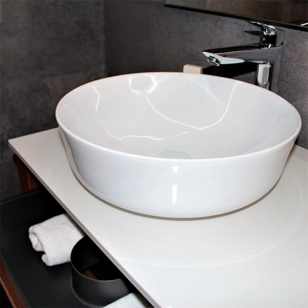 Тумба з раковиною REXON Terra RX191W/090 Walnut 19190W - фото 4