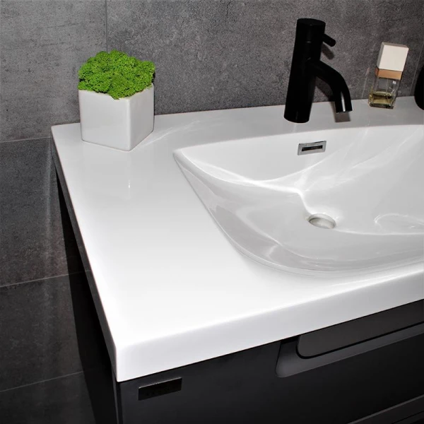 Тумба з раковиною REXON Salendo RX137SG/080 Silk Grey 13780S - фото 6