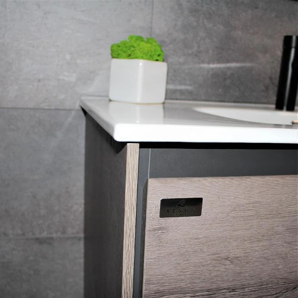 Тумба з раковиною REXON Roble RX199A/090 Dracula Oak 19990D - фото 3