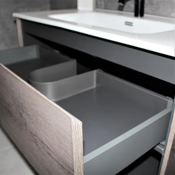 Тумба з раковиною REXON Roble RX199A/090 Dracula Oak 19990D - фото 4