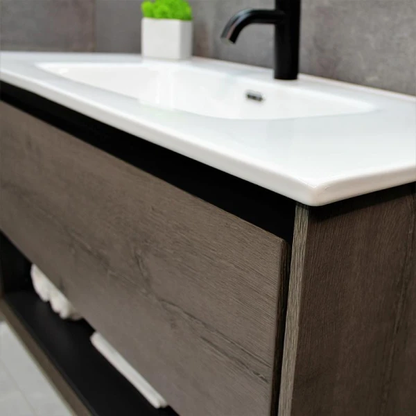 Тумба з раковиною REXON Roble RX199A/090 Dracula Oak 19990D - фото 8