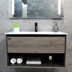 Тумба с раковиной REXON Roble RX199A/090 Dracula Oak, 19990D