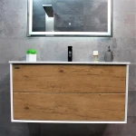 Тумба з раковиною REXON Reina RX95/100 Glossy White/Mo 19510M