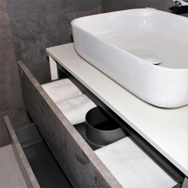 Тумба з раковиною REXON Ombra RX99CG/100 Glossy White/Espresso - фото 13