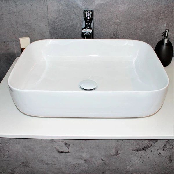 Тумба з раковиною REXON Ombra RX99CG/100 Glossy White/Espresso - фото 7