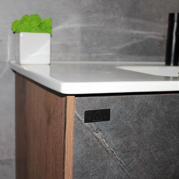 Тумба із раковиною REXON Marmo RX37A/100 Mica& Charlie Oak 13710M - фото 3