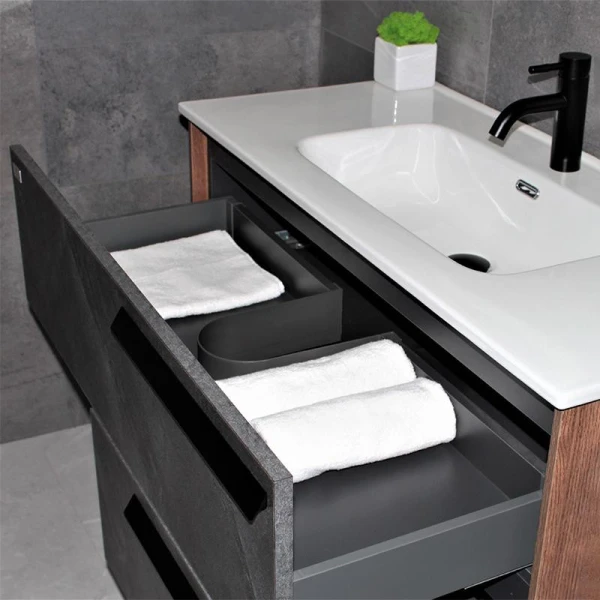 Тумба із раковиною REXON Marmo RX37A/100 Mica& Charlie Oak 13710M - фото 7