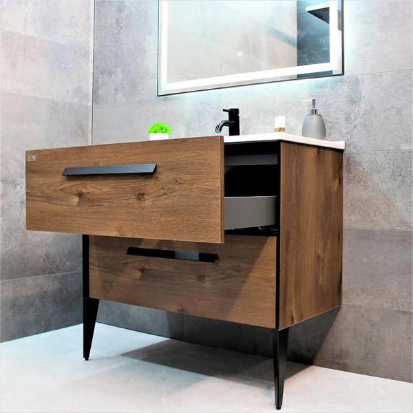 Тумба із раковиною REXON Madera RX41CO/090 Crarmel Oak 14190C - фото 2