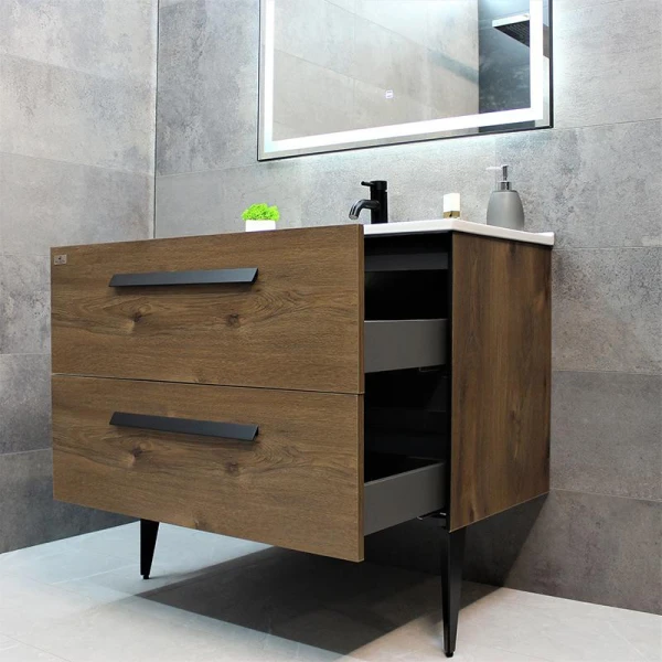 Тумба із раковиною REXON Madera RX41CO/090 Crarmel Oak 14190C - фото 4