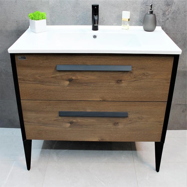 Тумба із раковиною REXON Madera RX41CO/090 Crarmel Oak 14190C - фото 6