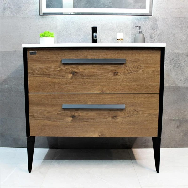 Тумба із раковиною REXON Madera RX41CO/090 Crarmel Oak 14190C - фото 7