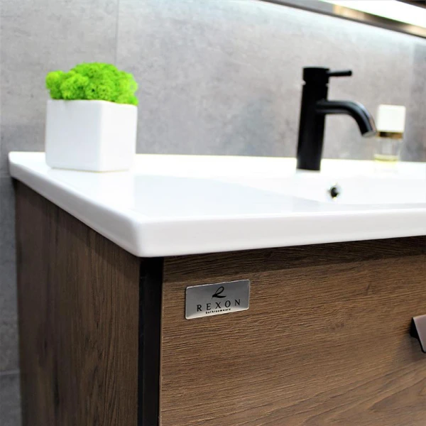 Тумба із раковиною REXON Madera RX41CO/090 Crarmel Oak 14190C - фото 9