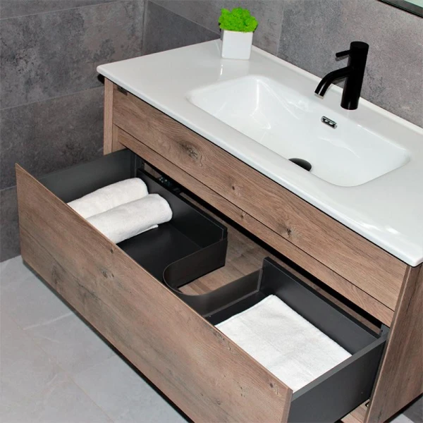 Тумба із раковиною REXON Luce RX193A/100 Forest 19310F - фото 2