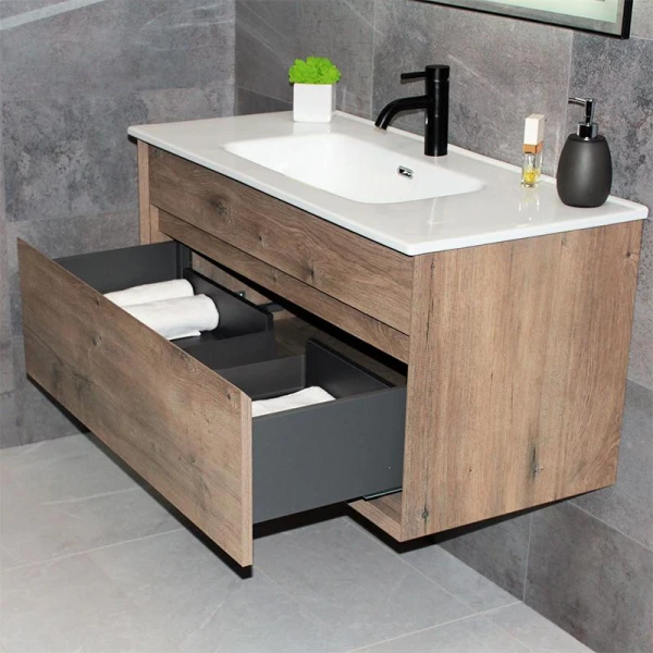 Тумба із раковиною REXON Luce RX193A/100 Forest 19310F - фото 3