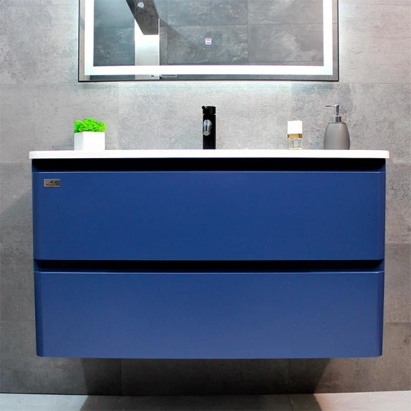 Тумба з раковиною REXON Camelia RX195NB/100 Navy Blue 19510N - фото 2