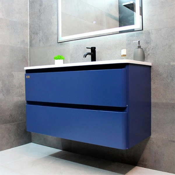 Тумба з раковиною REXON Camelia RX195NB/100 Navy Blue 19510N - фото 3