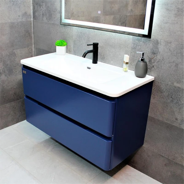 Тумба з раковиною REXON Camelia RX195NB/100 Navy Blue 19510N - фото 4