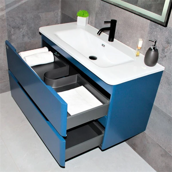 Тумба з раковиною REXON Camelia RX195NB/100 Navy Blue 19510N - фото 9