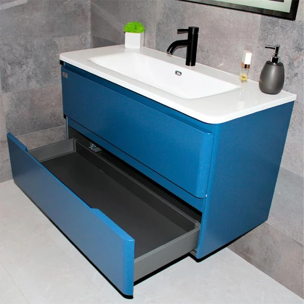 Тумба з раковиною REXON Camelia RX195NB/100 Navy Blue 19510N - фото 10