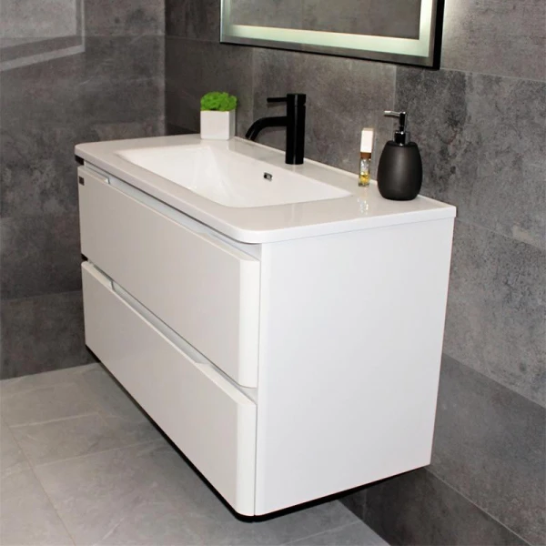 Тумба з раковиною REXON Camelia RX195MW/100 Matt White 19510W - фото 5