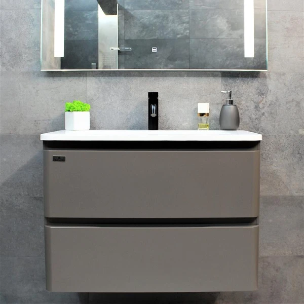 Тумба з раковиною REXON Camelia RX195DG/100 Dark Grey 19510D - фото 0