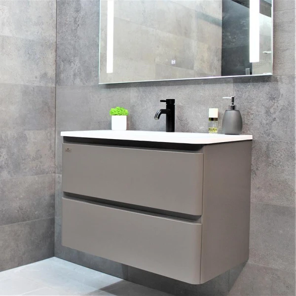 Тумба з раковиною REXON Camelia RX195DG/080 Dark Grey 19580D - фото 1