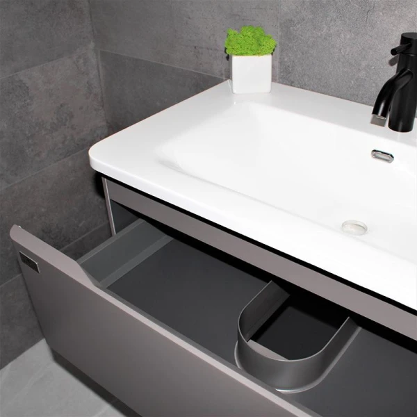 Тумба з раковиною REXON Camelia RX195DG/080 Dark Grey 19580D - фото 4
