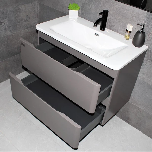 Тумба з раковиною REXON Camelia RX195DG/080 Dark Grey 19580D - фото 5