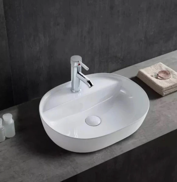 Умивальник накладний DUSEL TORINO 510161W 510*390*140мм - фото 1