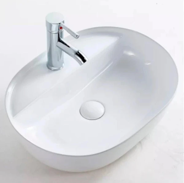 Умивальник накладний DUSEL TORINO 510161W 510*390*140мм - фото 0