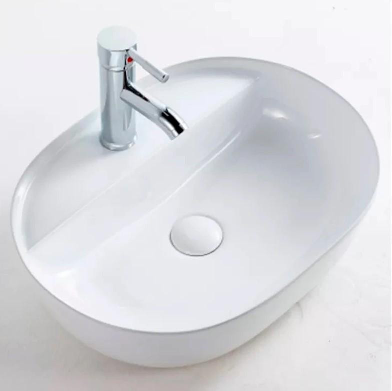 Умивальник накладний DUSEL TORINO 510161W 510*390*140мм