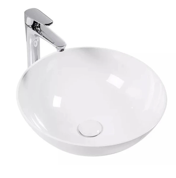 Умивальник накладний DUSEL lUCY 400571W 400*400*140мм - фото 0