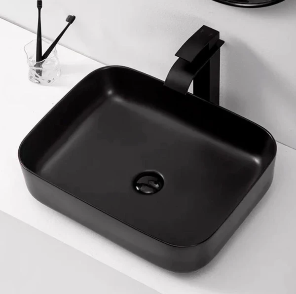 Умивальник накладний DUSEL CUBIS 500251В 500*390*130мм - фото 1