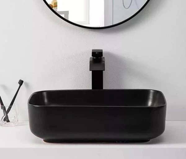 Умивальник накладний DUSEL CUBIS 500251В 500*390*130мм - фото 2