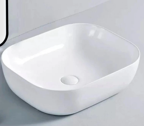 Раковина накладна DUSEL LINDI 490151W 490*390*145мм - фото 1