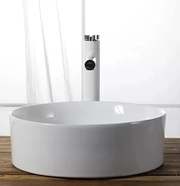 Умивальник накладний DUSEL PAULA 400830W 400*400*160мм - фото 2