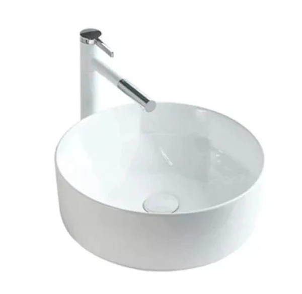 Умивальник накладний DUSEL PAULA 400830W 400*400*160мм - фото 0