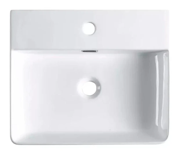 Умивальник накладний DUSEL SELENA 505581W 505*425*125мм - фото 1
