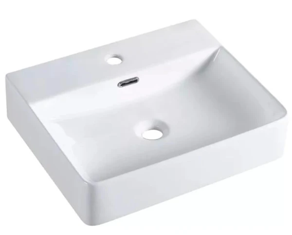 Умивальник накладний DUSEL SELENA 505581W 505*425*125мм - фото 0