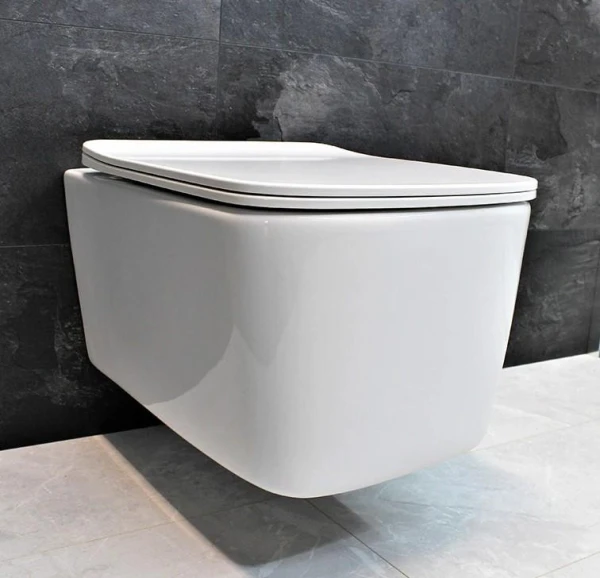 Підвісний безободковый унітаз DUSEL BYRON без бачка DWHT10202130 з сидінням Soft Close дюропластів - фото 11