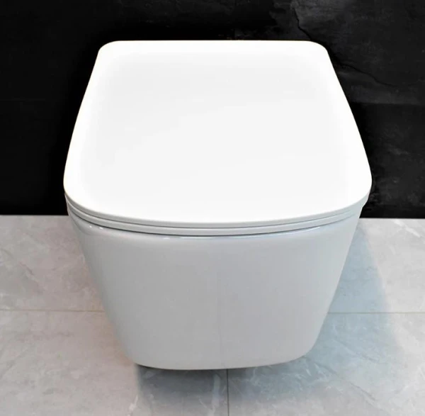 Підвісний безободковый унітаз DUSEL BYRON без бачка DWHT10202130 з сидінням Soft Close дюропластів - фото 12