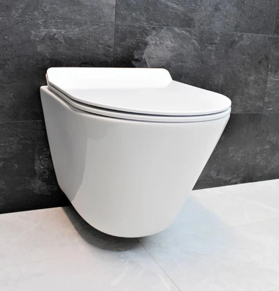 Унітаз безободковый підвісний DUSEL TERI без бачка DWHT10202330 з сидінням Soft Close дюропластів 823301 - фото 9