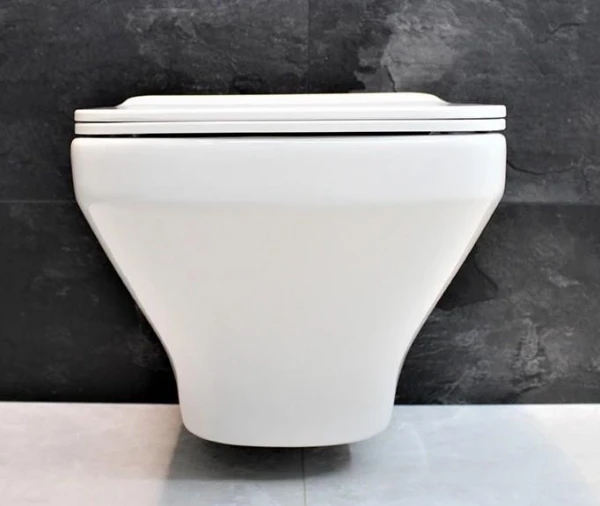 Унітаз безободковый підвісний DUSEL LEXI без бачка DWHT10201330 з сидінням Soft Close дюропластів, 813301 - фото 1