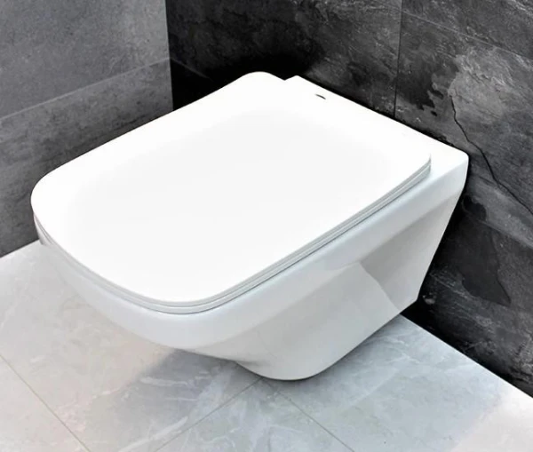 Унітаз безободковый підвісний DUSEL LEXI без бачка DWHT10201330 з сидінням Soft Close дюропластів, 813301 - фото 2