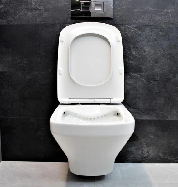 Унітаз безободковый підвісний DUSEL LEXI без бачка DWHT10201330 з сидінням Soft Close дюропластів, 813301 - фото 4