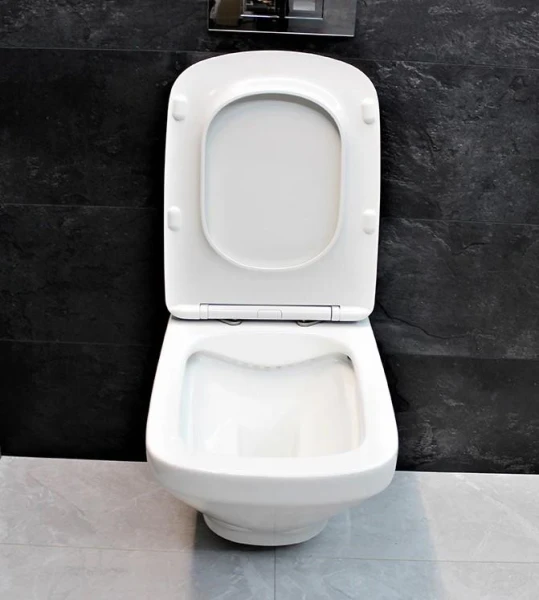 Унітаз безободковый підвісний DUSEL LEXI без бачка DWHT10201330 з сидінням Soft Close дюропластів, 813301 - фото 5