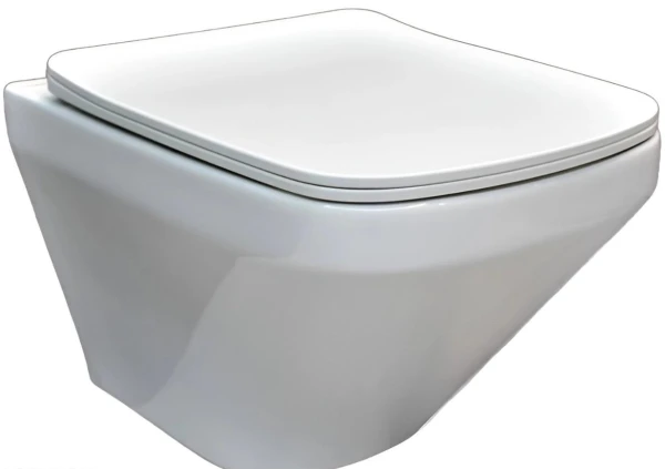 Унітаз безободковый підвісний DUSEL LEXI без бачка DWHT10201330 з сидінням Soft Close дюропластів, 813301 - фото 0